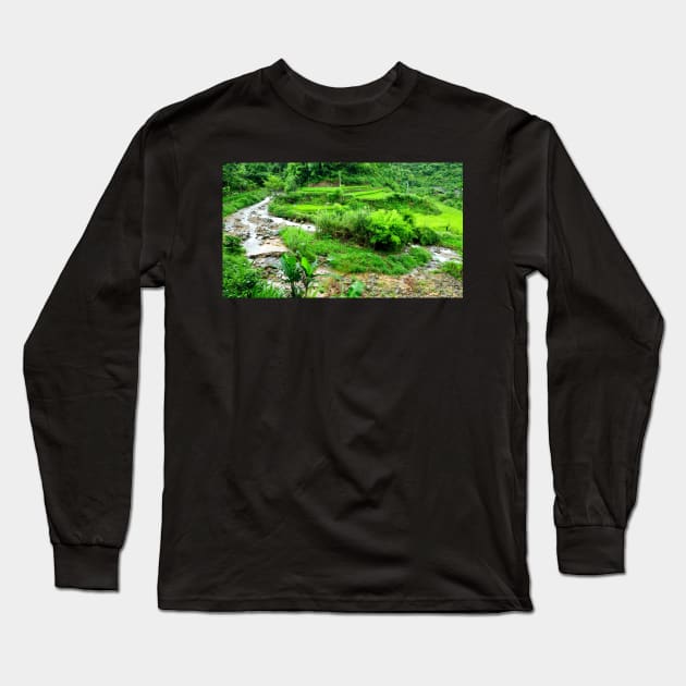 Vietnam - Bao Lac Village San Chi Long Sleeve T-Shirt by franck380